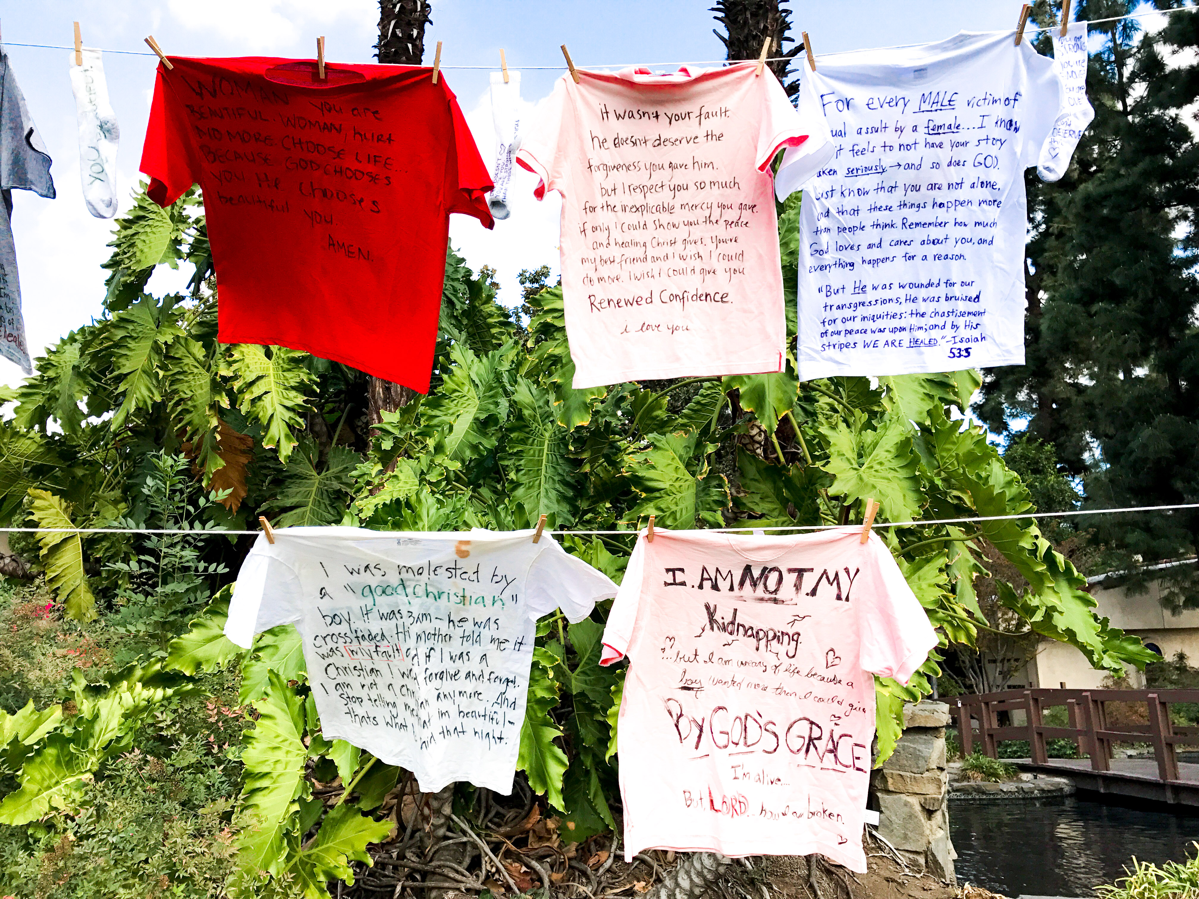 Clothes Line Everyone The Clothesline Project breaks silence at APU - ZU Media